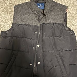Old Navy vest black and grey